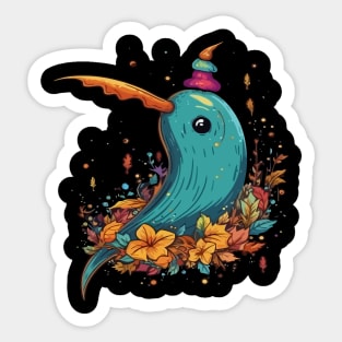 Narwhal Halloween Sticker